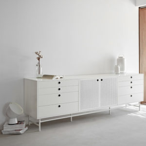 BUFFET BAS 2 PORTES 8 TIROIRS TEULAT PUNTO