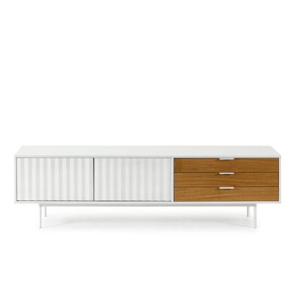 MEUBLE TV 2 PORTES 3 TIROIRS TEULAT SIERRA – Image 2