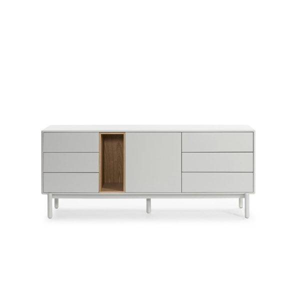 BUFFET BAS 1 PORTE 6 TIROIRS TEULAT CORVO – Image 2