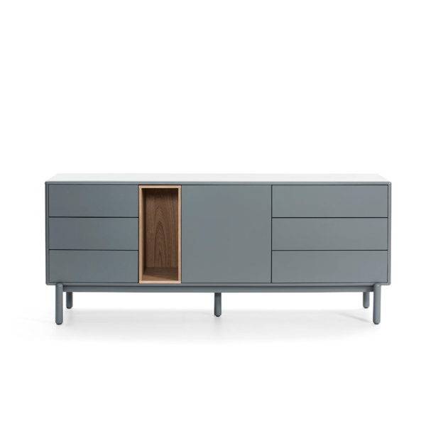 BUFFET BAS 1 PORTE 6 TIROIRS TEULAT CORVO – Image 3