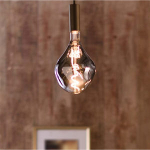 Ampoule Déco Filament LED XXL Organic en Verre Fumé Noir Ampoule Déco Filament LED XXL Organic en Verre Fumé Noir