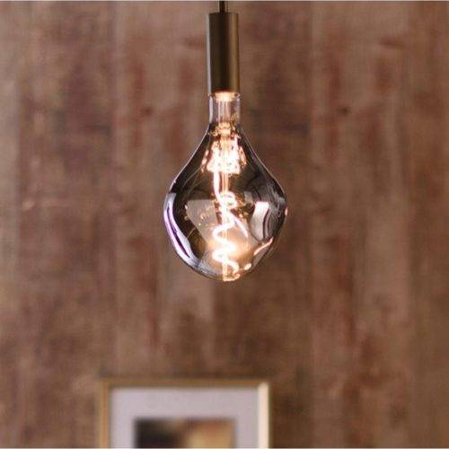 Ampoule Déco Filament LED XXL Organic en Verre Fumé Noir Ampoule Déco Filament LED XXL Organic en Verre Fumé Noir