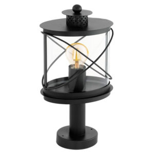 Potelet Extérieur HILBURN en Acier Galvanisé Noir Potelet Extérieur HILBURN en Acier Galvanisé Noir