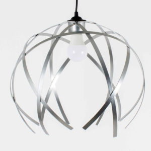 Suspension Simple CROSS Argent en Métal