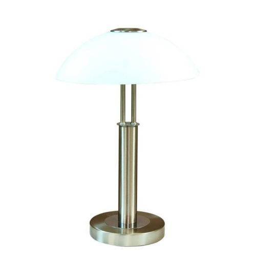 Lampe Tactile Step Dimmer PRESCOT Argentée en Métal Lampe Tactile Step Dimmer PRESCOT Argentée en Métal
