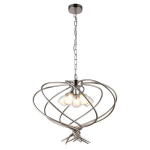 Suspension Salon MILA Dorée en Métal Suspension Salon MILA Dorée en Métal