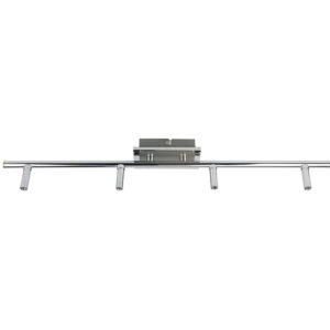 Réglette 4 Spots LED REMIXLED Argenté en Métal Réglette 4 Spots LED REMIXLED Argenté en Métal