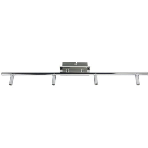 Réglette 4 Spots LED REMIXLED Argenté en Métal Réglette 4 Spots LED REMIXLED Argenté en Métal