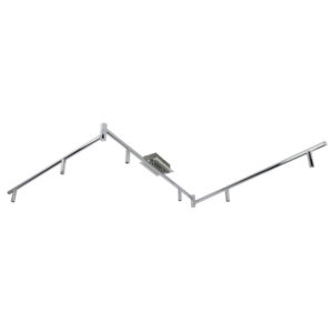 Rail 6 Spots LED REMIXLED Argenté en Métal