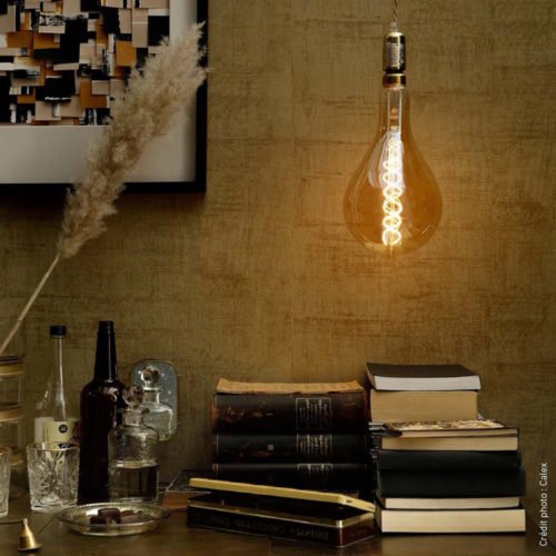 Ampoule Déco Filament LED XXL SPLASH en Verre Ambré Ampoule Déco Filament LED XXL SPLASH en Verre Ambré