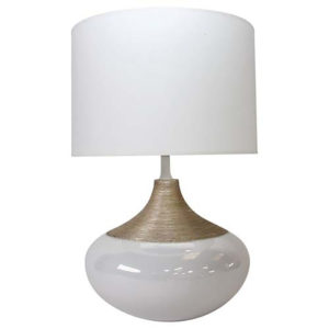 Lampe de Salon NATALIA Blanc Céramique Lampe de Salon NATALIA Blanc Céramique