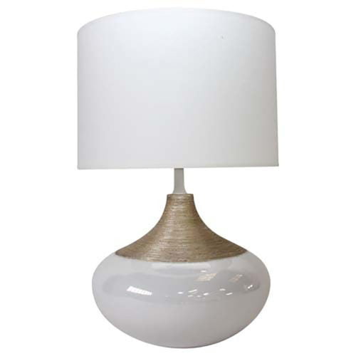 Lampe de Salon NATALIA Blanc Céramique Lampe de Salon NATALIA Blanc Céramique