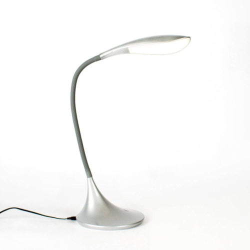 Lampe de Bureau Design LED YON en Métal Argenté Lampe de Bureau Design LED YON en Métal Argenté