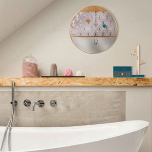 Miroir Porte Bijoux Deco D40.5CM M6 Miroir Porte Bijoux Deco D40.5CM M6