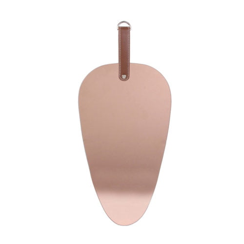 Miroir Cuivré Rose Avec Anse M12 Miroir Cuivré Rose Avec Anse M12
