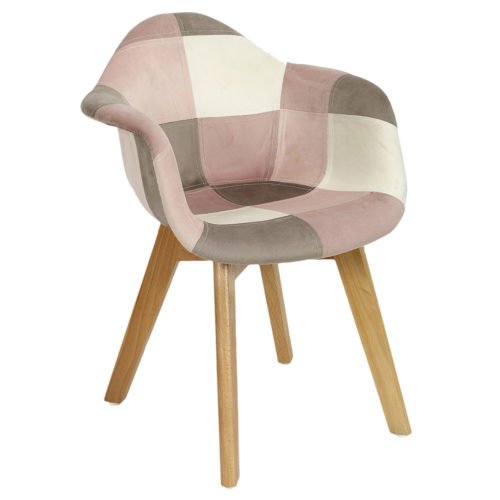 Fauteuil Patchwork Enfant Leonie Rose M2 Fauteuil Patchwork Enfant Leonie Rose M2