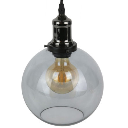 Suspension Verre Fumé Forme Boule M4