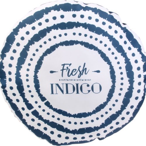 Coussin Deco Extérieur Rond Bleu M8 Coussin Deco Extérieur Rond Bleu M8