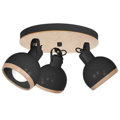Plafonnier de Spots Oval Black Plafonnier de Spots Oval Black
