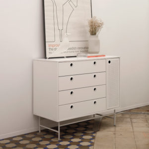 COMMODE 1 PORTE 4 TIROIRS TEULAT PUNTO