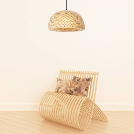 Abat-Jour en Bambou Naturel