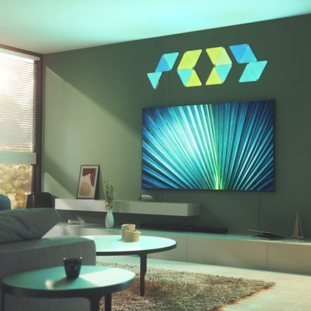 Kit de 15 Triangles Lumineux Design à Assembler Shapes