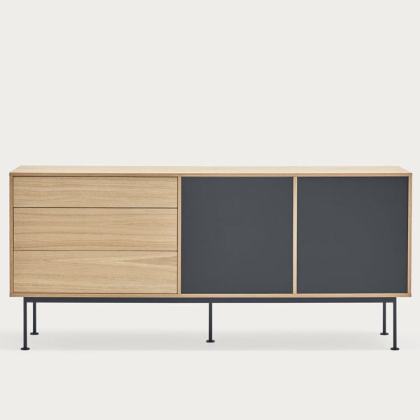 BUFFET BAS 2 PORTES 3 TIROIRS TEULAT YOKO – Image 2