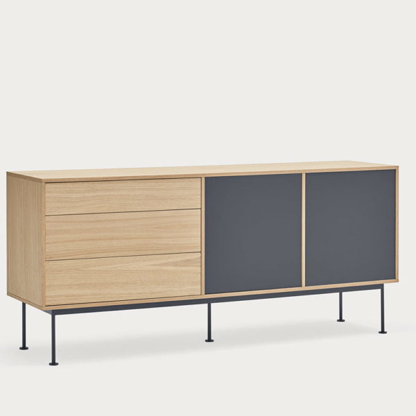 BUFFET BAS 2 PORTES 3 TIROIRS TEULAT YOKO – Image 5