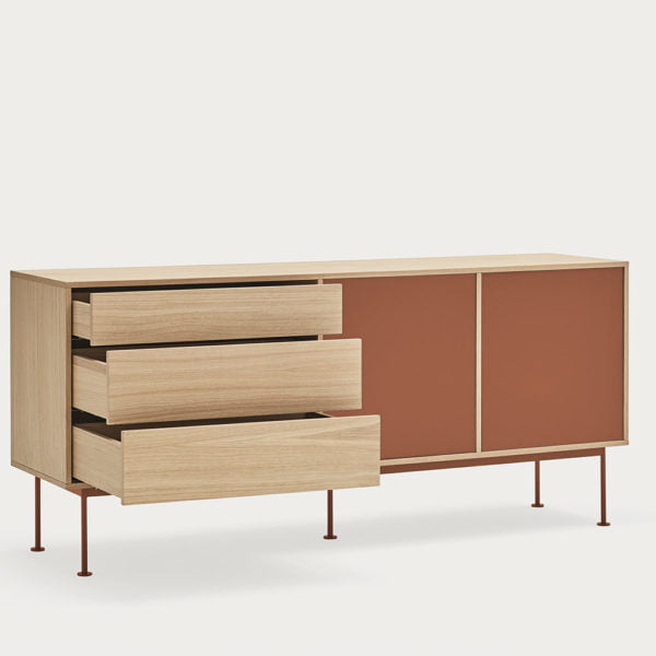 BUFFET BAS 2 PORTES 3 TIROIRS TEULAT YOKO – Image 16