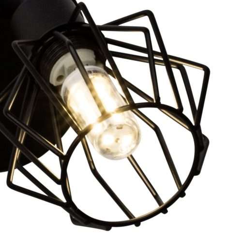 Spot Led orientable NORIS noir en métal Spot Led orientable NORIS noir en métal
