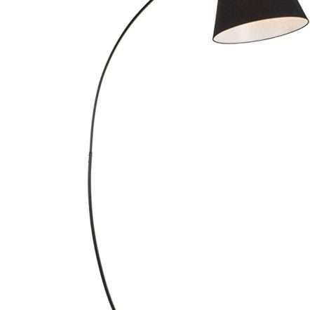 Lampadaire Arc Andrew Noir Mat En Métal