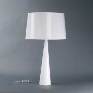 Lampe TOTEM blanche en métal Lampe TOTEM blanche en métal