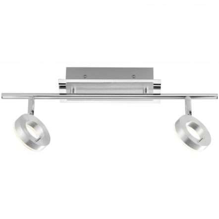 Plafonnier FLOSS en métal argenté