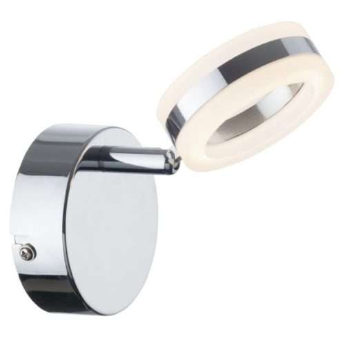 Spot Led orientable COLUMBUS argenté en métal Spot Led orientable COLUMBUS argenté en métal