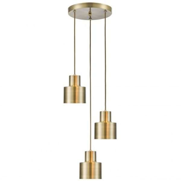 Suspension cascade LANCA en métal couleur laiton antique