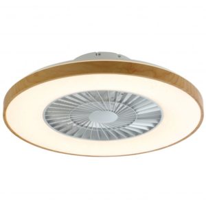 Ventilateur lumineux LED FREE (D60cm) en polycarbonate blanc Ventilateur lumineux LED FREE (D60cm) en polycarbonate blanc