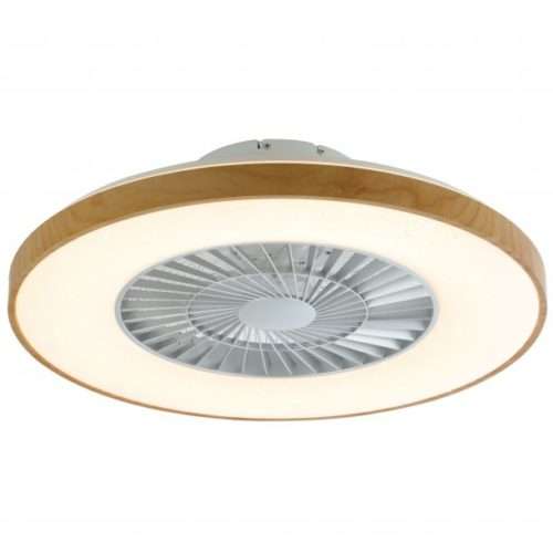 Ventilateur lumineux LED FREE (D60cm) en polycarbonate blanc Ventilateur lumineux LED FREE (D60cm) en polycarbonate blanc