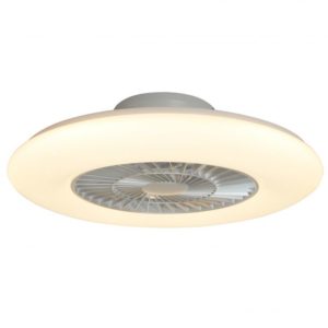 Ventilateur lumineux YEEZ en méthacrylate et polycarbonate gris étoilé Ventilateur lumineux YEEZ en méthacrylate et polycarbonate gris étoilé