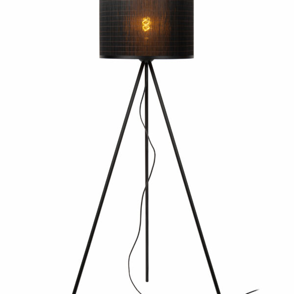 Lampadaire Lucide Tagalog 1xE27 H142cm,noir