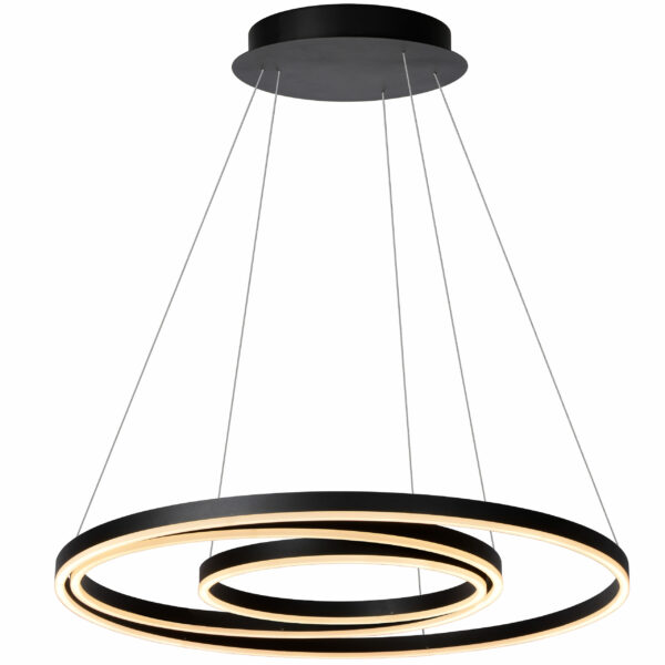 Suspension Lucide dimmable Triniti 32w (3000k) 80cm,noir Suspension Lucide dimmable Triniti 32w (3000k) 80cm,noir