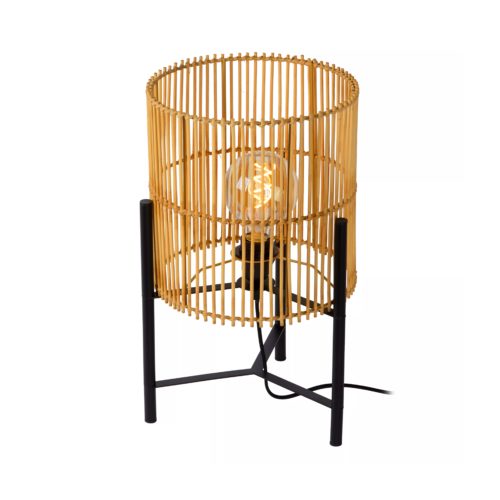 Lampe de table Lucide Jantine 1xE27,bois clair Lampe de table Lucide Jantine 1xE27,bois clair