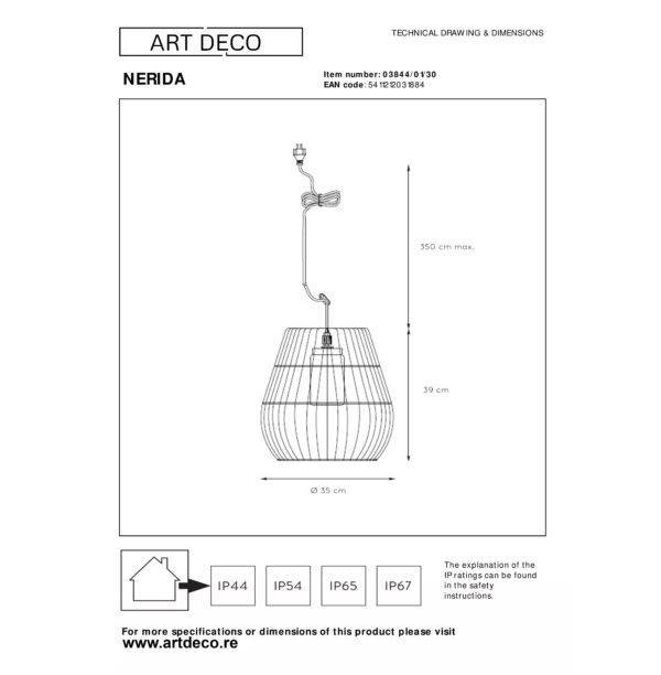 Fiche technique Luminaire Noir Étanche IP44