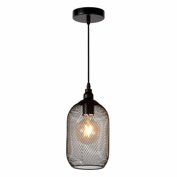 Suspension Lucide mesh 1xE27 15cm,noir Suspension Lucide mesh 1xE27 15cm,noir