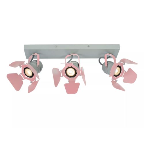 Spot Lucide Picto 3xGU10,rose Spot Lucide Picto 3xGU10,rose