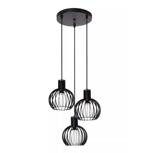 Suspension cascade Lucide Mikaela 3xE14 32cm,noir Suspension cascade Lucide Mikaela 3xE14 32cm,noir