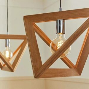Suspension TRIGONON en bois naturel Suspension TRIGONON en bois naturel