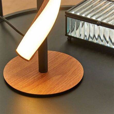 Lampe de bureau noir mat