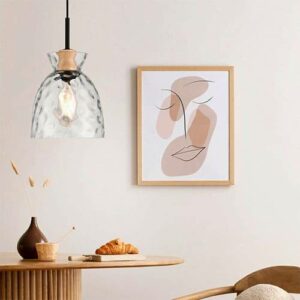 Suspension VERRIO (D19cm) en verre transparent Suspension VERRIO (D19cm) en verre transparent