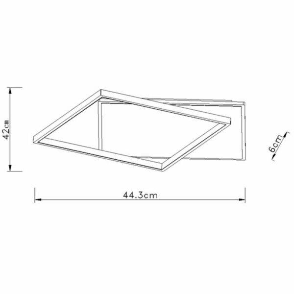 Éclairage LED rectangulaire