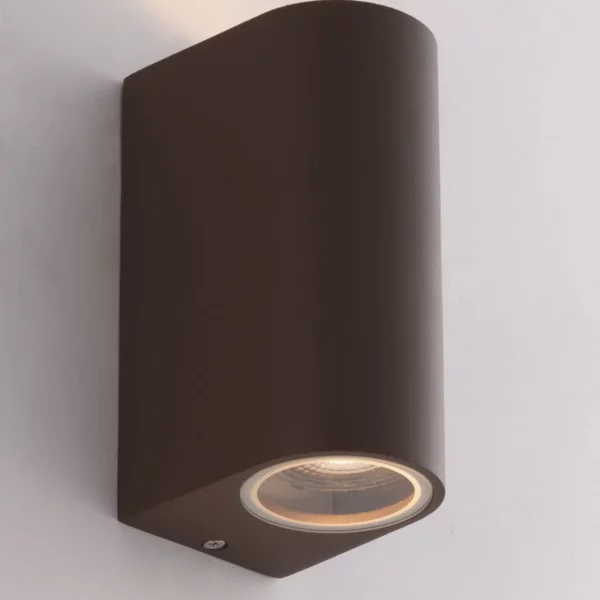 Applique murale One 2xGU10 IP54,bronze Applique murale One 2xGU10 IP54,bronze